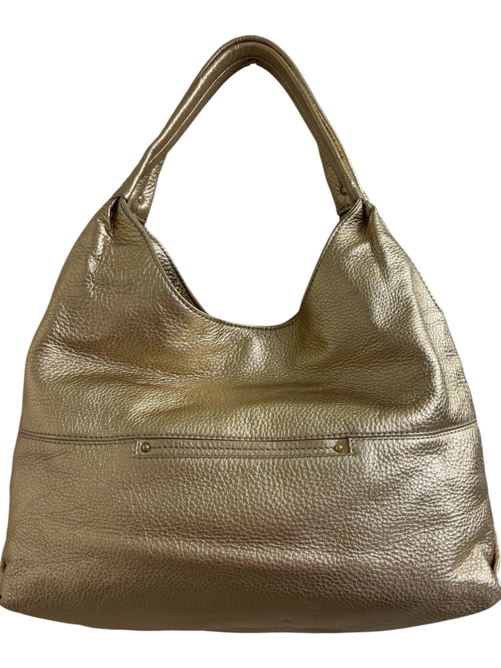 Michael Michael Kors Austin gold metallic leather hobo shoulder bag - Picture 2 of 13